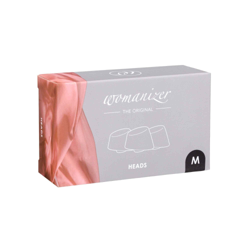 Сменные насадки для Womanizer Inside Out и Duo черного цвета размер М 3 штуки - 4