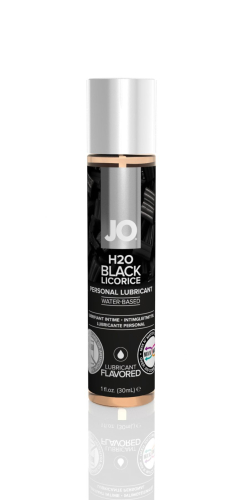 Лубрикант для оральних ласк смак чорна лакриця System JO H2o 30 мл - 1