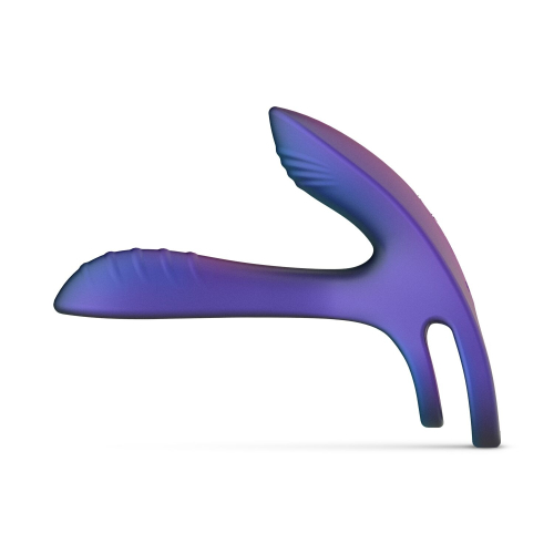Ерекційне віброкільце на член з пультом ДУ фіолетове Hueman Infinity Ignite Vibrating Cock Ring - 5