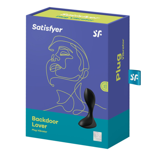 Анальна вібропробка чорна Satisfyer Backdoor Lover - 6