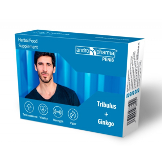Таблетки для увеличения полового члена Andromedical Herbal Food Supplement Andropharma Penis 30штук