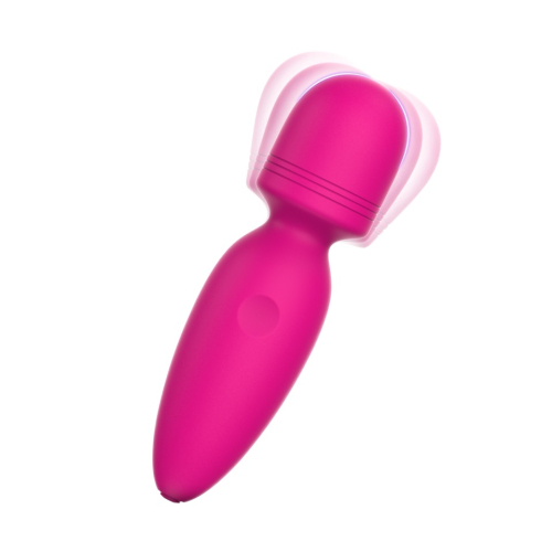 Міні-вібратор рожевий мікрофон Every Night Toys Amy 10 режимів вібрації - 2