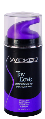 Лубрикант без гліцерину на водній основі Wicked Sensual Care Wicked toy love 100 мл - 1