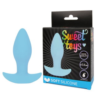 Втулка анальна блакитна L 85 мм d 36 мм SWEET TOYS