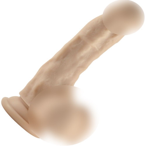 Фаллоимитатор реалистичный силиконовый на присоске телесного цвета Xise Ares Sexy - 1