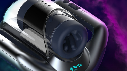 Автоматический смарт-мастурбатор с имитацией фрикций черный Kaotik Labs The Jetpack режим edging очень мощный - 13