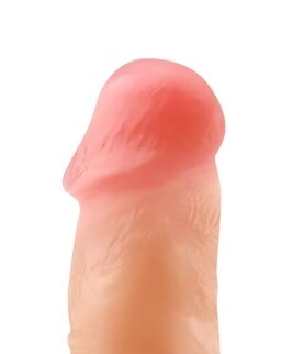 Фалоімітатор 24/4, 1 см на присоску реалістичний бежевий CHISA Keep Love Harmony Dildo - 4