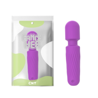 Вібромасажер Ванд у формі мікрофона фіолетового кольору Cnt Sweetie Wand 2