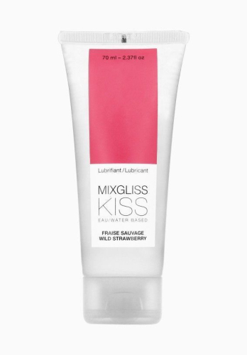 Лубрикант на водній основі MixGliss KISS Wild Strawberry (70 мл) - 1