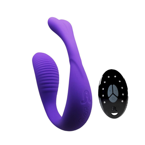 Вибратор для клитора и точки G с беспроводным пультом LRS Adrien Lastic Mini Romeo II - 1
