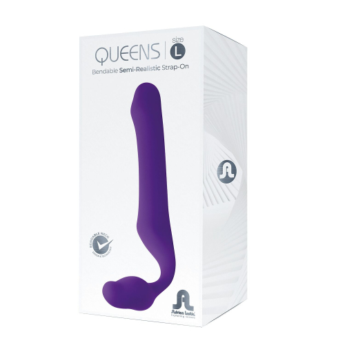 Страпон безременной L фиолетового цвета Adrien Lastic Queens - 4
