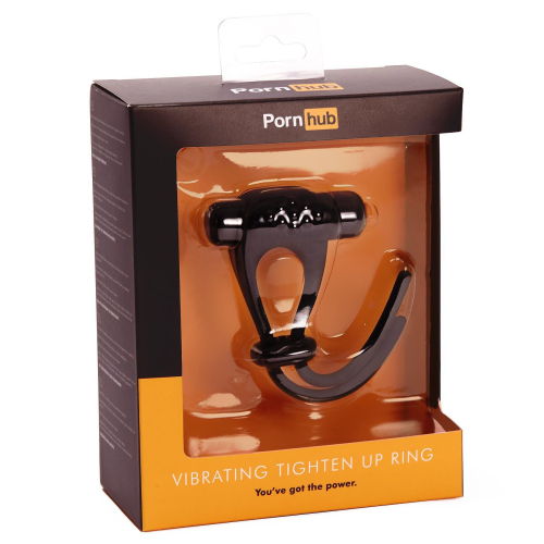 Віброкільце-ласо Pornhub Vibrating tighten Up Ring універсальне м'яке Порнхаб вібро кільце - 5