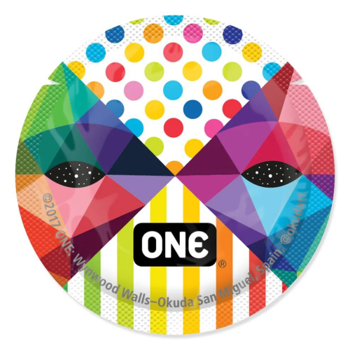 Набір презервативів ONE Classic Select Artist Collection 100 штук мегапак тюб - 6