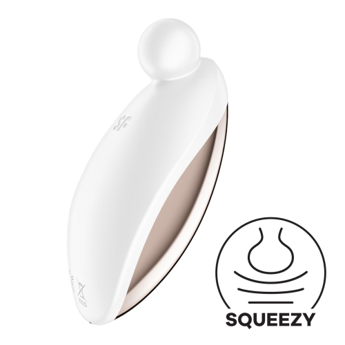 Вибратор для стимуляции клитора белого цвета Satisfyer Spot On 2 - 1
