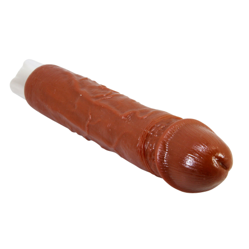 Вібратор реалістичний коричневий LYBAILE Pretty Love Rufus Pro Realistic Vibrating Dildo - 5