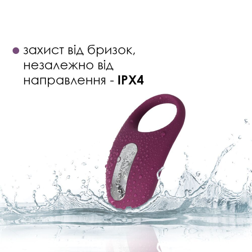 Ерекційне фіброкільце для пеніса фіолетове Svakom (Сваком) Winni - 4