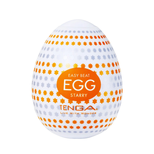 Мастурбатор-яйцо для мужчин прозрачный Tenga Egg Starry - 1