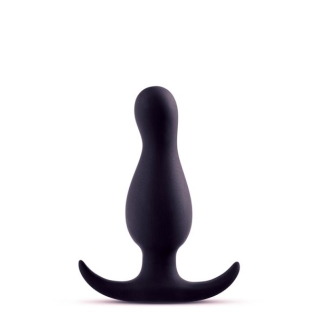 Анальный плаг с якорем чёрный ANAL ADVENTURES PLATINUM CURVE PLUG