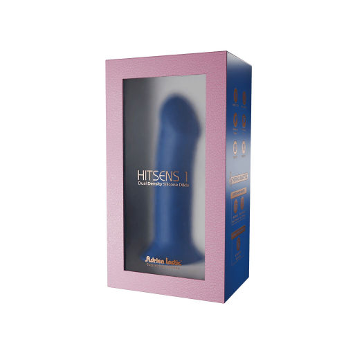 Фалоімітатор на присосці синього кольору Adrien Lastic Hitsens - 2