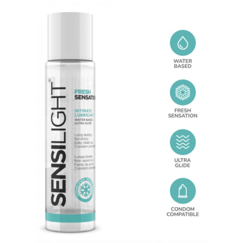 Лубрикант на водній основі із зволожуючим ефектом Intimateline Sensilight Fresh Sensation 60мл - 3