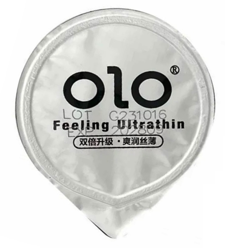 Ультратонкі презервативи з гіалуроновою кислотою OLO Feeling Ultrathin 1 штука - 1