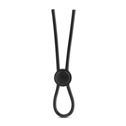 Регульоване ерекційне кільце чорне STAY HARD SILICONE LOOP - 1