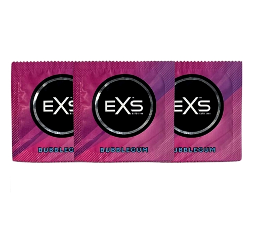 Презервативы со вкусом жевательной резинки EXS Flavoured Bubblegum 10 штук - 2