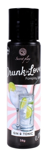 Оральний лубрикант на водній основі зі смаком Джин та Тоніка Secret Play Sweet Love 60 мл - 2