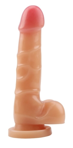 Фалоімітатор 19/3, 7 см на присоску реалістик тілесний CHISA Keep Love Rhythm Dildo - 2