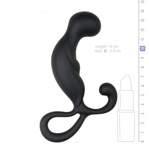 Масажер простати чорного кольору Easytoys - 3