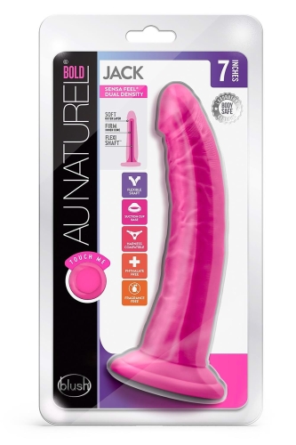 Фалоімітатор реалістичний на рожевий присосці Blush Bold Jack - 5