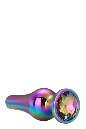 Анальна пробка конічної форми Dream Toys GLEAMING LOVE COLOURED PLEASURE PLUG L - 4