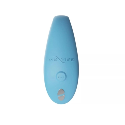 Смарт вибратор для пар силиконовый голубого цвета We Vibe Sync Go Light - 5