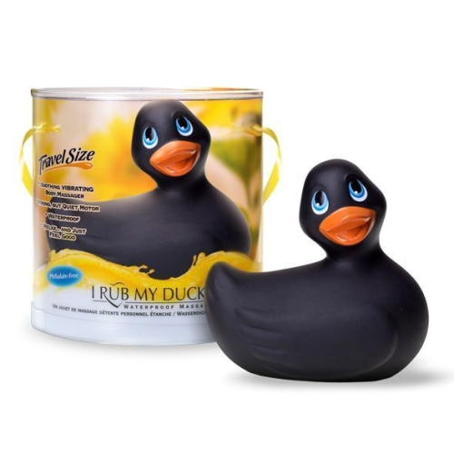 Вібратор-качечка для клітора водонепроникний I Rub My Duckie-Classic Black - 2