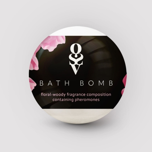 Бомбочка для ванни з феромонами та квітково-деревним ароматом Obsessive Bath bomb Floral Woody 100 г - 2