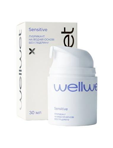 Лубрикант без глицерина на водной основе WellWet Sensitive 30 мл - 3