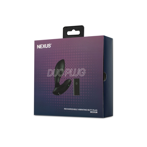 Анальна вібропробка з пультом керування Nexus DUO Plug розмір Medium - 3