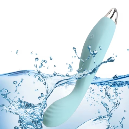 Вагінальний вібратор та для точки G блакитний Blue massager Flamingo - 6