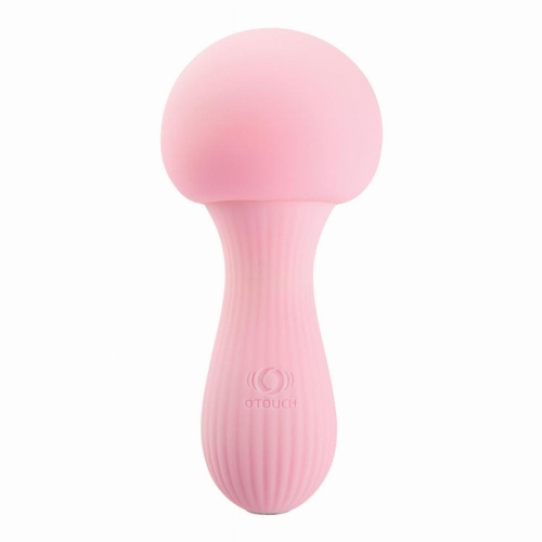 Вібромасажер стимулятор клітора та інтимних зон рожевий OTOUCH Mushroom - 2