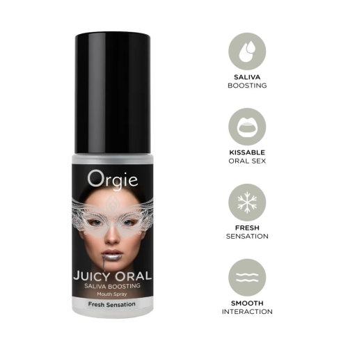 Оральний спрей для посилення слиновиділення Orgie – Juicy Oral 15 мл - 2