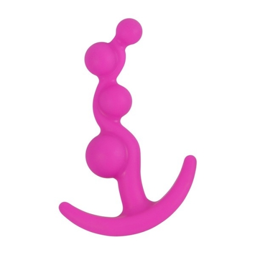 Силіконова анальна пробка Lovetoy рожева - 2