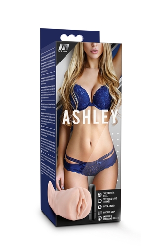 Мастурбатор вагина с вибрацией телесного цвета Blush Ashley vanilla - 2