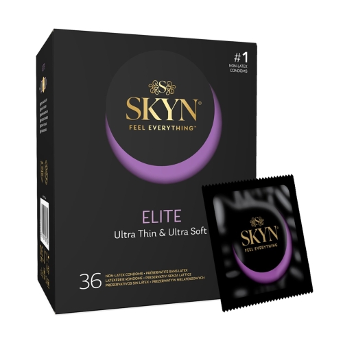 Презервативи ультратонкі безлатексні з поліізопрену SKYN Elite 36 штук - 1