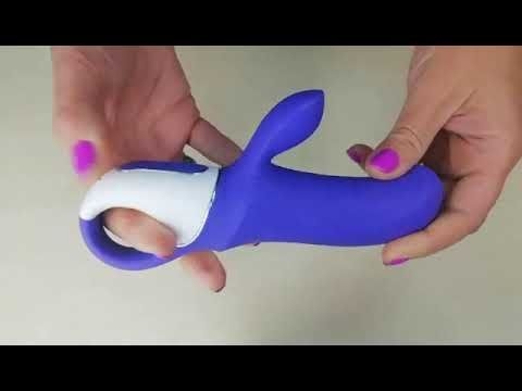 Вібратор силіконовий вагінальний зі стимуляцією клітора Satisfyer Vibes Magic Bunny - 3