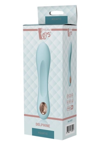 Вібромасажер зі стимуляцією точки G Блакитний Dream Toys AQUATIC DELPHINE - 6
