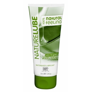 Лубрикант на водной основе с алое вера Hot Nature Lube Aloe Vera 30 мл