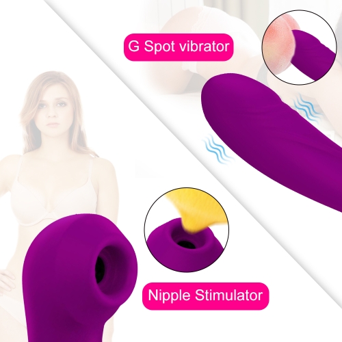 Вібратор кролик вакуум та вібрація фіолетовий Sexy desires Proficient - 2