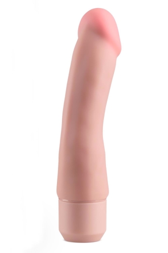 Вибратор реалистичный силиконовый бежевого цвета Blush Dr. Steve - 2