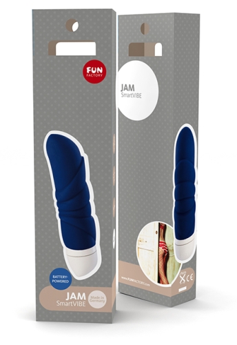 Вибратор синий Fun Factory Jam - 3