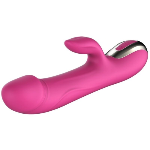 Вібратор-пульсатор силіконовий зі стимуляцією клітора Leten Automatical Thrusting Vibrator з підігрівом 10 режимів - 3